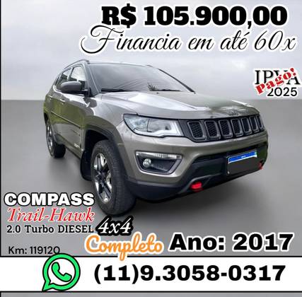 JEEP COMPASS 2.0 16V DIESEL TRAILHAWK 4X4 AUTOMÁTICO